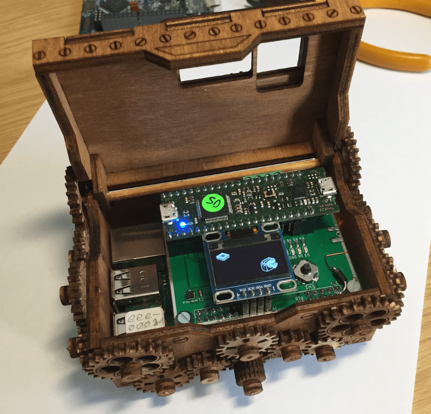 Steampunk Lasercut Enclosure For Raspberry Pi Mcu On Eclipse