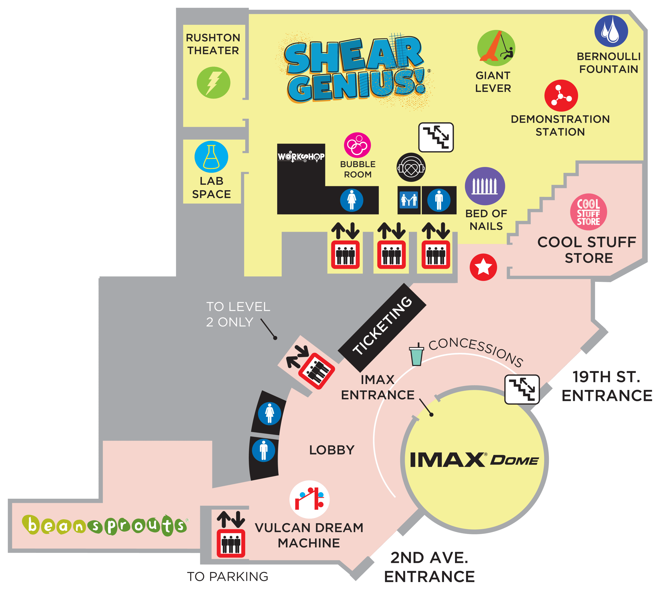 Facility Maps Birmingham, AL McWane Science Center