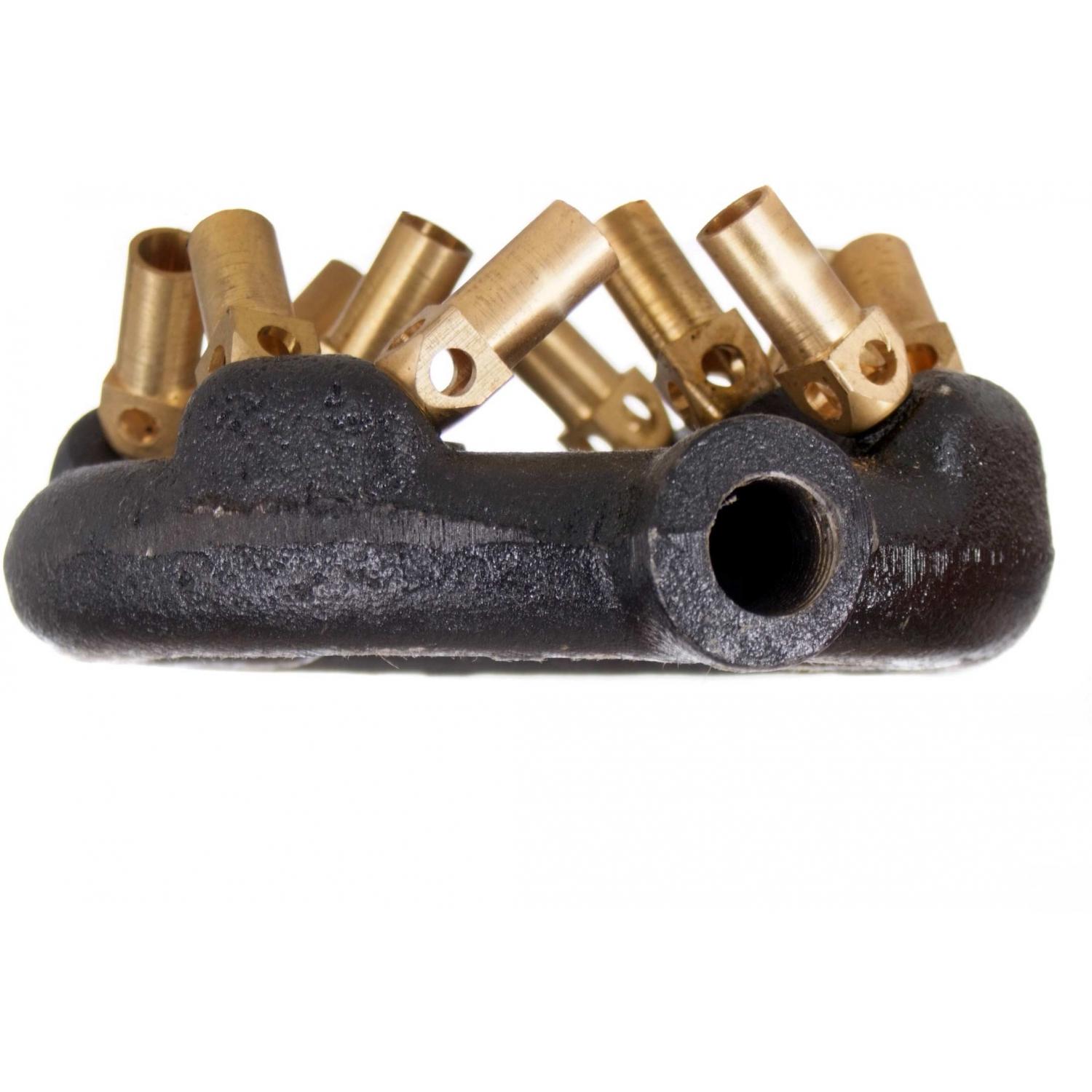 618NG Multi Jet Burner 10 Brass Jet Natural Gas