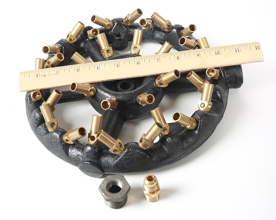 619ALP Multi Jet Burner 32 Brass Jet PROPANE