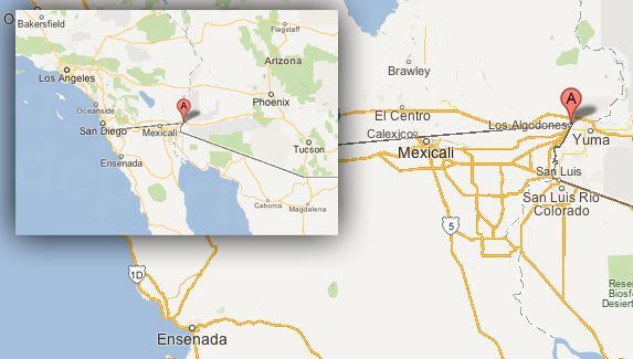 Distance From San Diego To Yuma Arizona How To Get From San Diego To