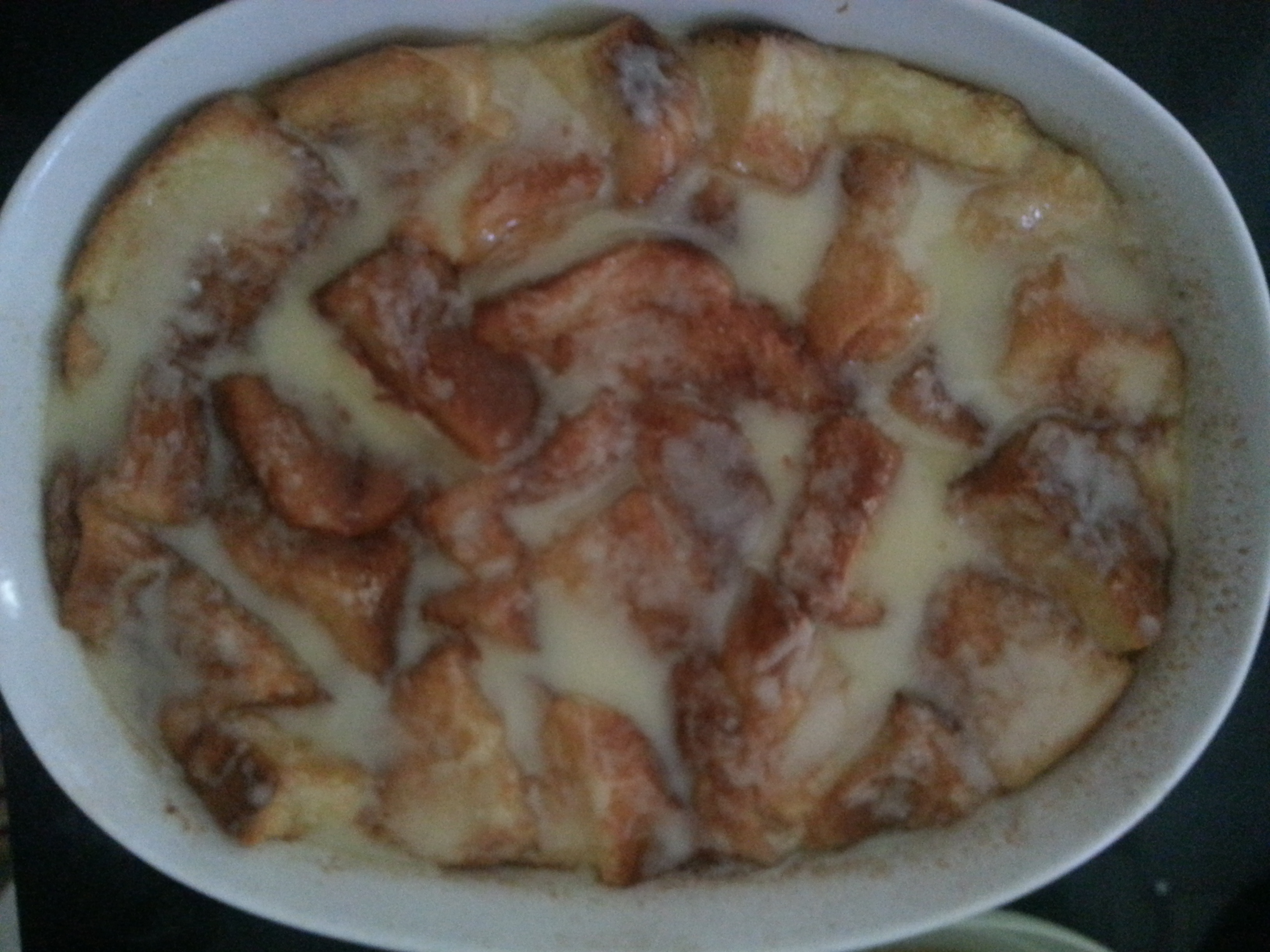 Bread Pudding with White Sauce BigOven 589139