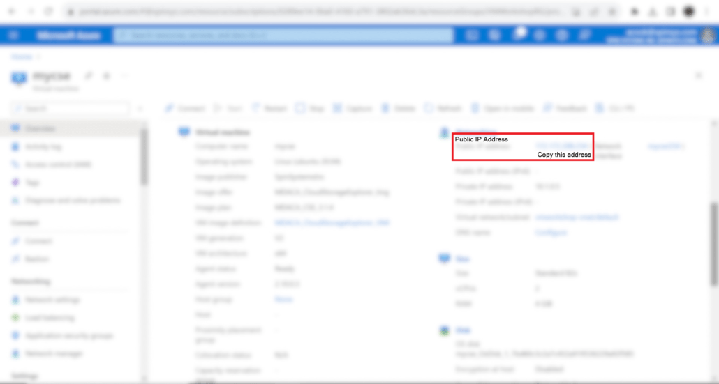 Cloud Storage Explorer Azure VM Launch Guide MDACA