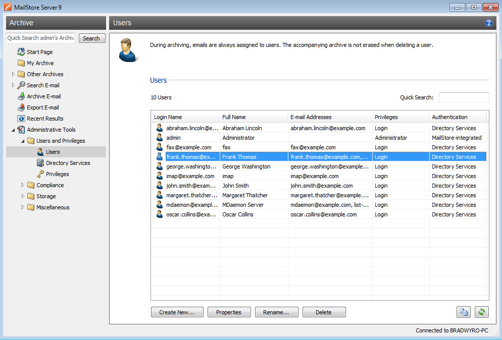 Phần mềm MailStore Email Archiving Server Bản quyền phần mềm MDaemon