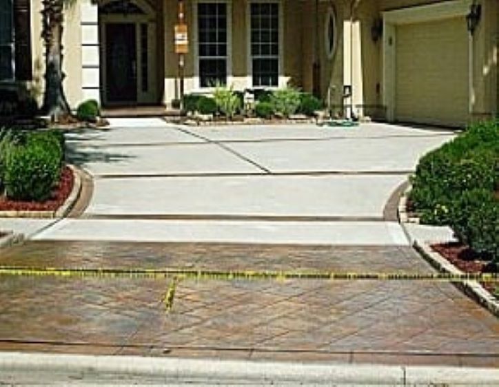 Decorative Concrete Patio Contractor M. Daigle & Sons