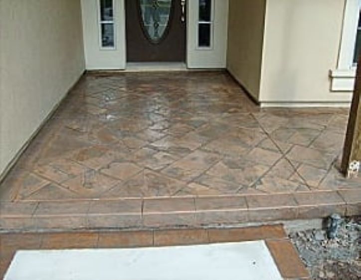 Decorative Concrete Patio Contractor M. Daigle & Sons
