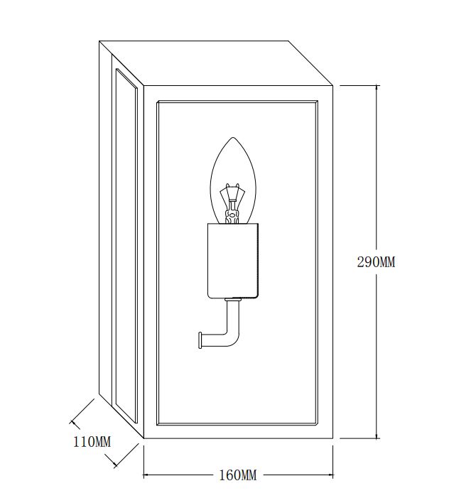 MDA Kent Exterior Lantern Weathered Bronze