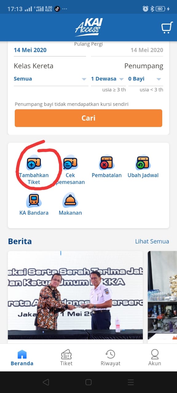 Cara Mudah Membatalkan Tiket Kereta Api dengan KAI Access