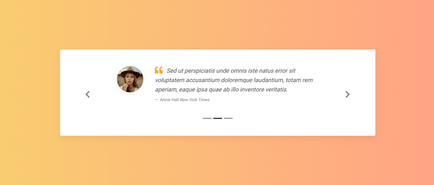 Bootstrap Quote free examples, templates & tutorial