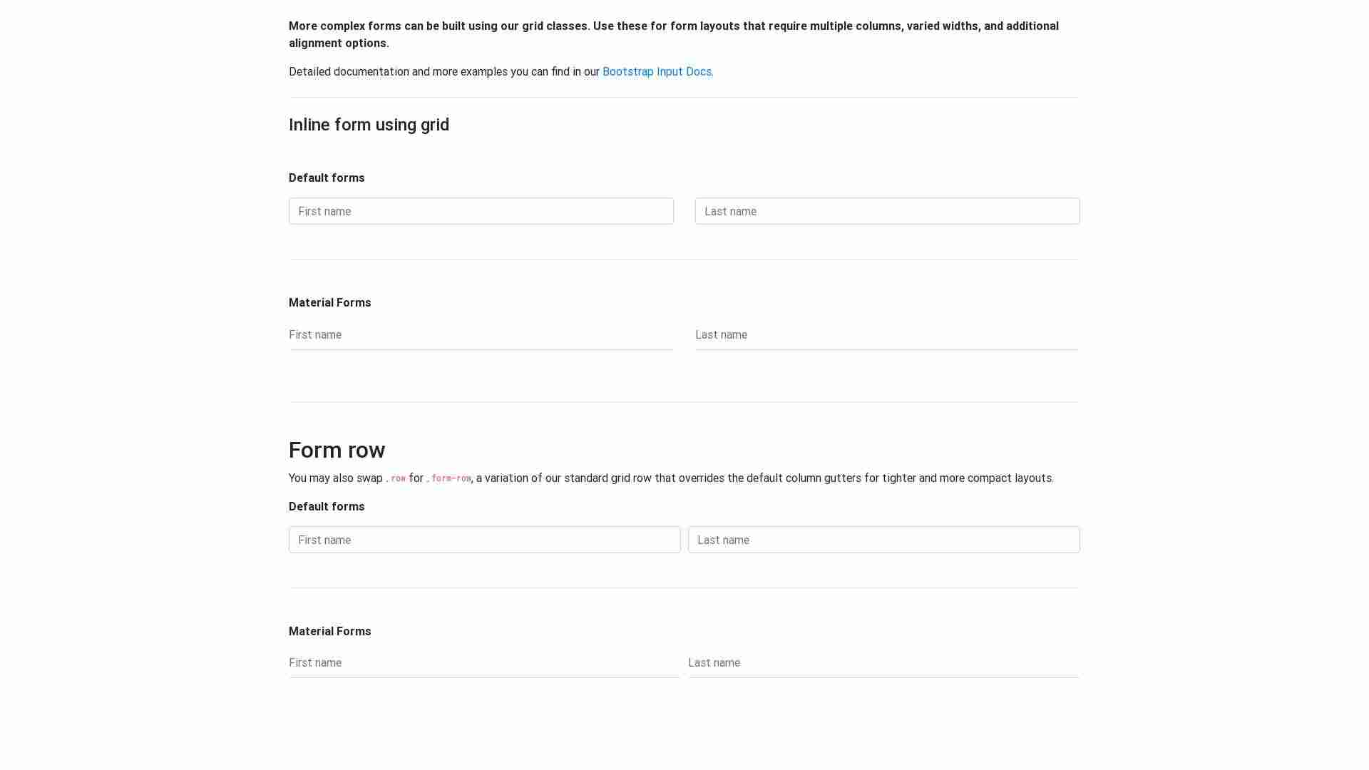 MDBootstrap Snippets Material Design for Bootstrap