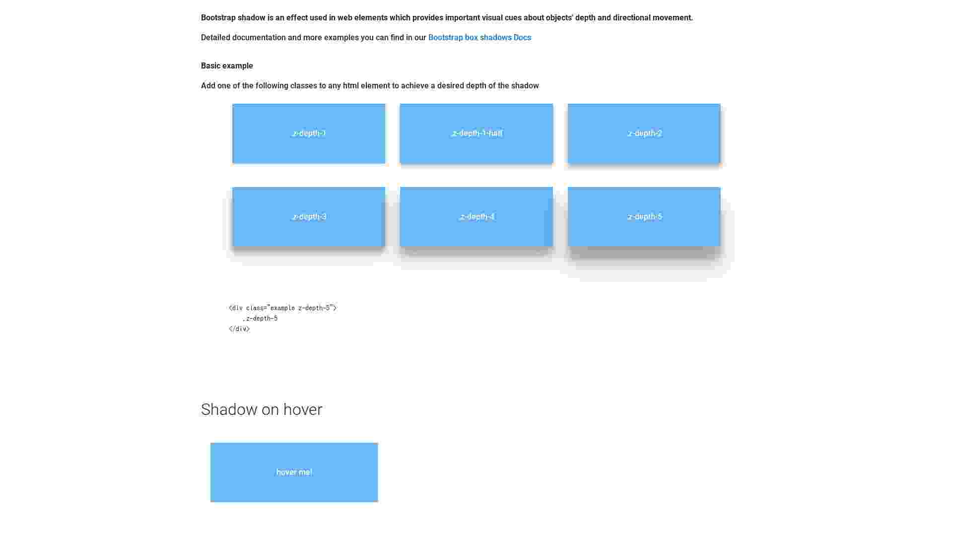 MDBootstrap Snippets Material Design for Bootstrap