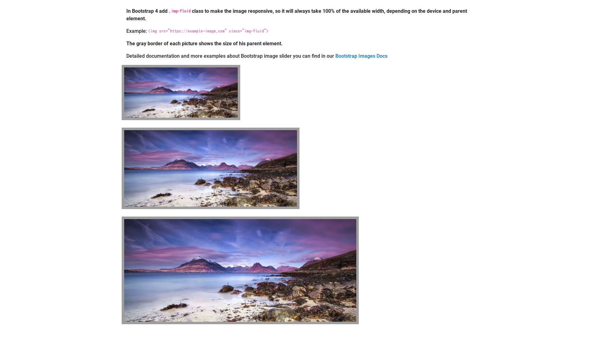 bootstrap image size Material Design for Bootstrap