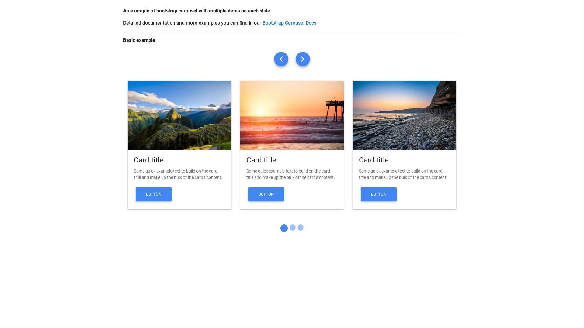 MDBootstrap Snippets Material Design for Bootstrap