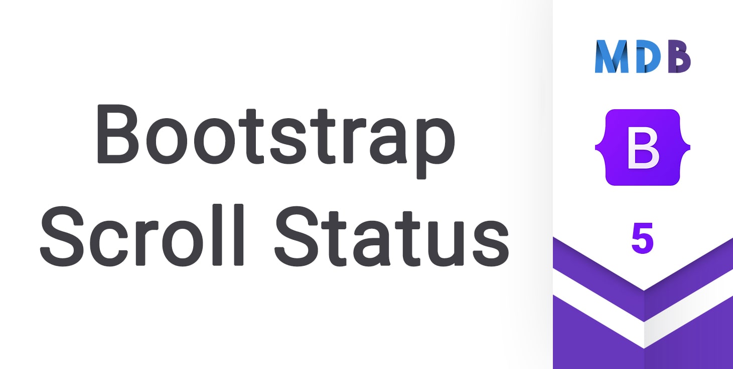 Bootstrap Scroll Status examples & tutorial