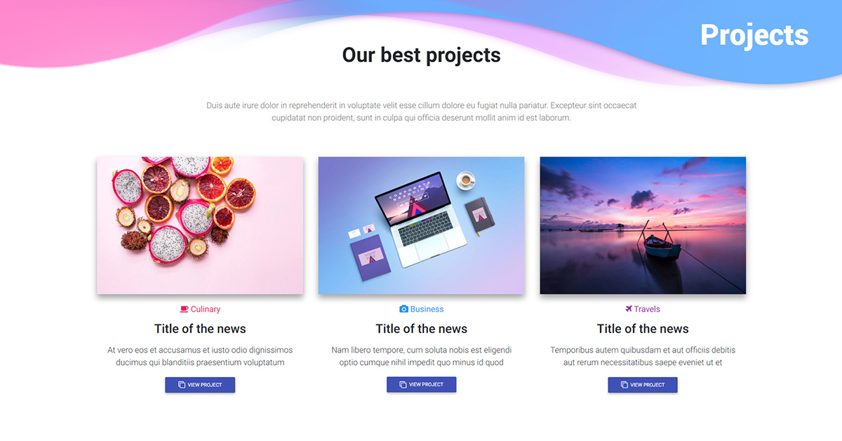 Angular Projects Bootstrap 4 & Material Design. Examples & tutorials