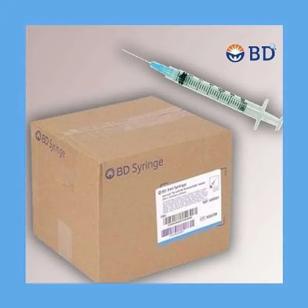 BD Syringe with Needle Combo, 3 ml 25g x 5/8" MD Buying Group