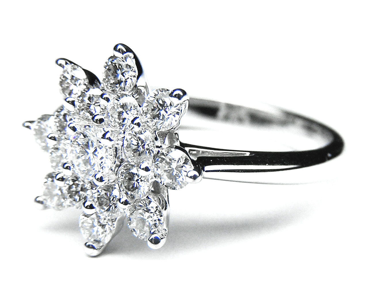Flower European Engagement Rings from MDC Diamonds NYC