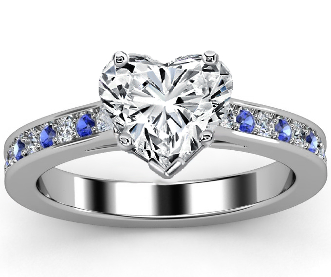 Heart Engagement Rings from MDC Diamonds NYC