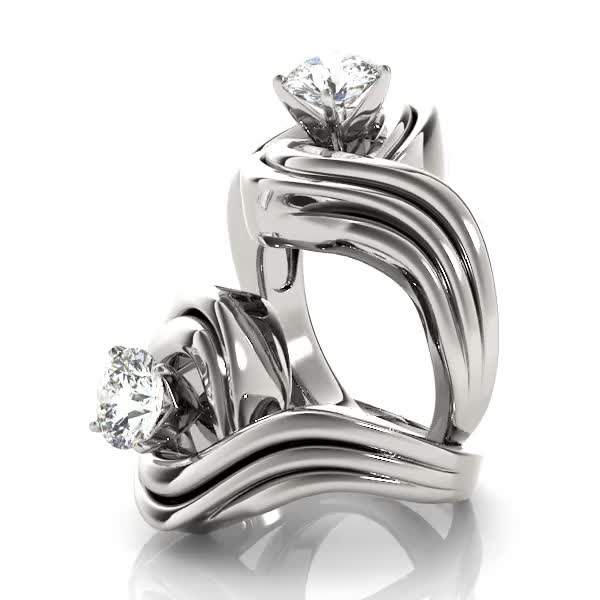 Modern Engagement Rings from MDC Diamonds NYC