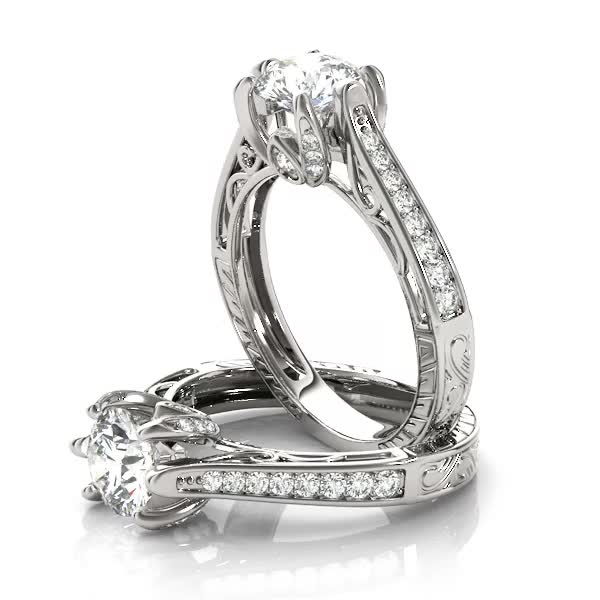 Vintage Engagement Rings from MDC Diamonds NYC