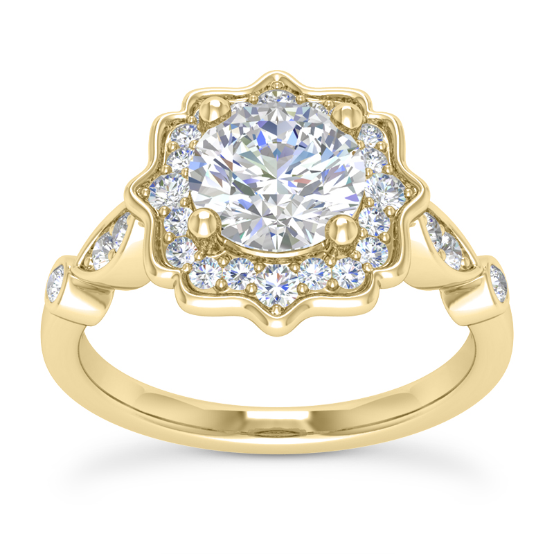 YellowGold Engagement Rings from MDC Diamonds NYC