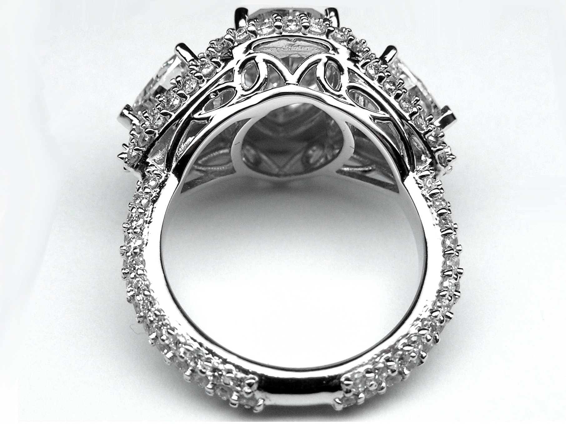 Engagement Ring Pear Shape Diamond Vintage Engagement Ring Setting