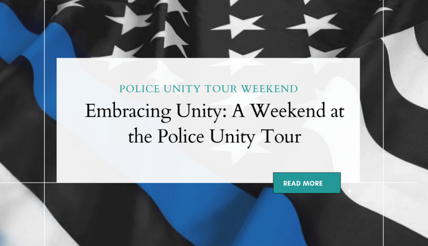 Embracing Unity A Weekend at the Police Unity Tour MdEinc.