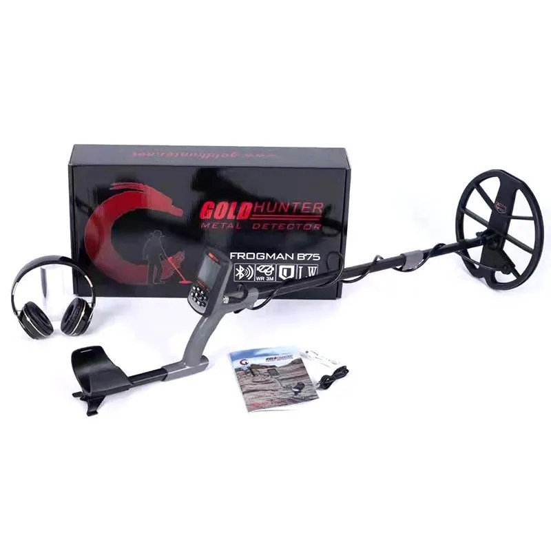 B75 High Sensitivity Underground Gold Metal Detector with Wireless Earphone