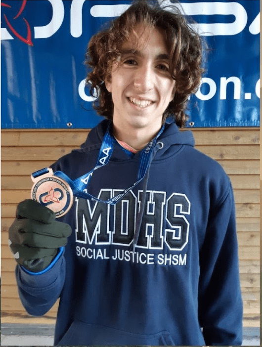 Evan Taylor Achieves Podium Finish at OFSAA THE MUSTANG MESSENGER