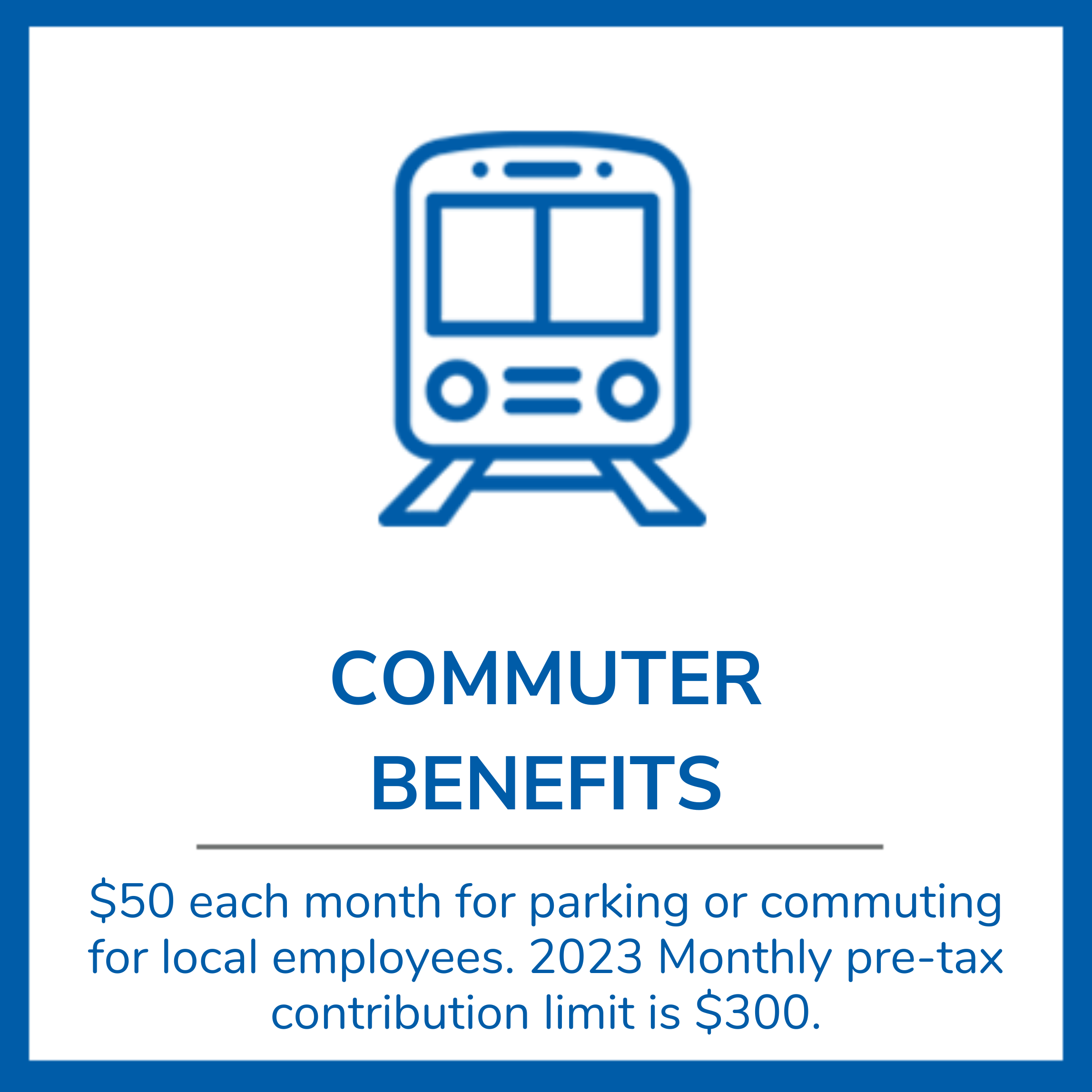 COMMUTER BENEFITS MDIC