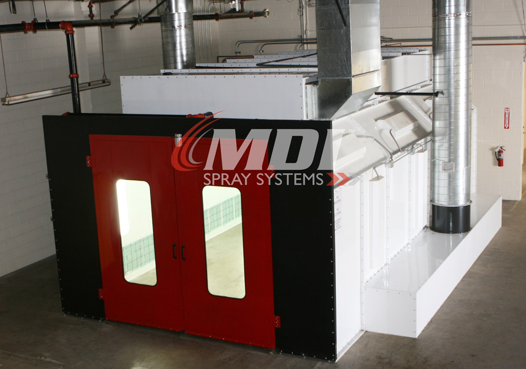 Full Down Draft Spray Booth mdispraysystems