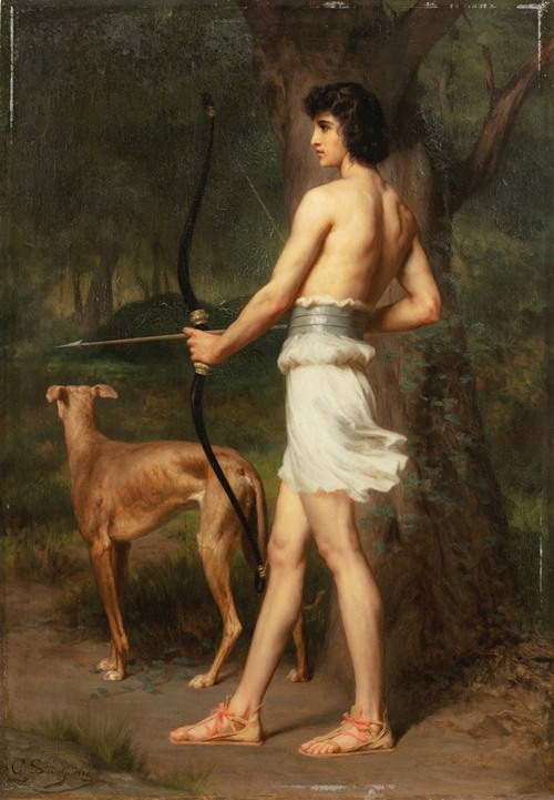 Diana by Gaston Casimir SaintPierre Artvee