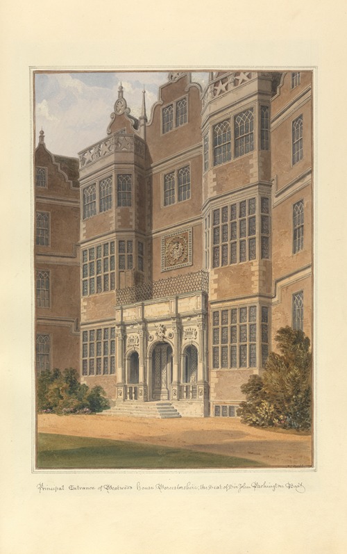 Westwood Park near Droitwich, Worcestershire, the Seat of Sir John