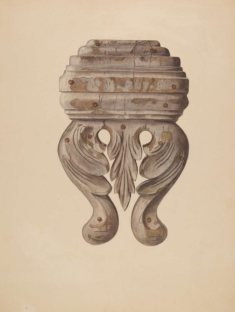 Wood Carving Horizontal by Clayton Clements Artvee