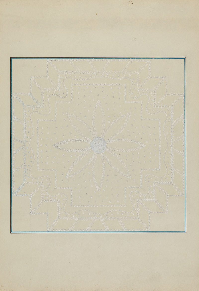 Candlewick Bedspread by Artvee