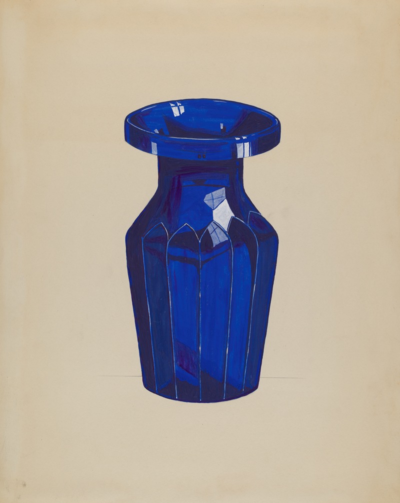 Cobalt Vase by Dorothy Posten Artvee