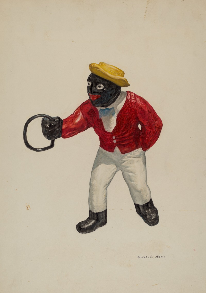 Hitching Post by E. Rhone Artvee