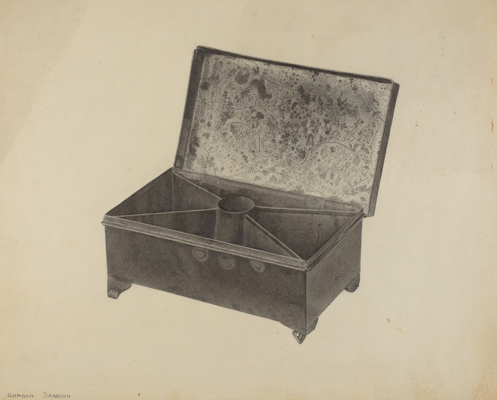 Pa. German Tinder Box by Gordon Sanborn Artvee