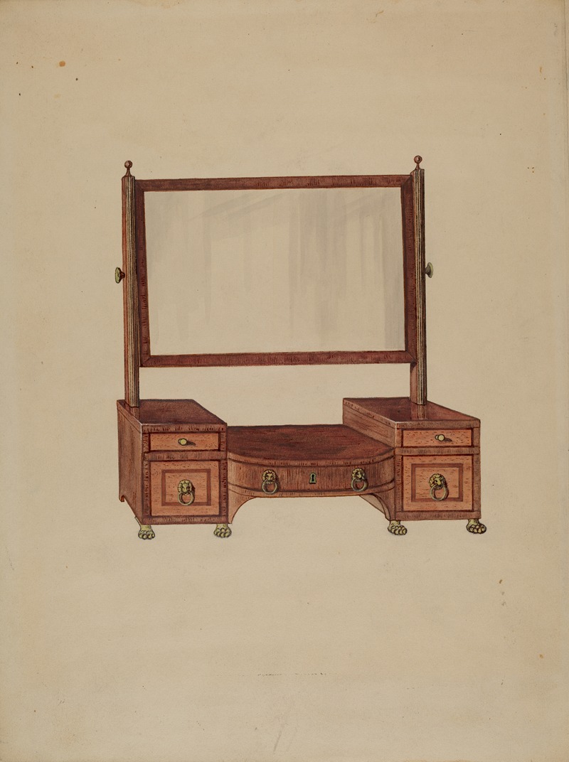 Dressing Glass by Lorenz Rothkranz Artvee