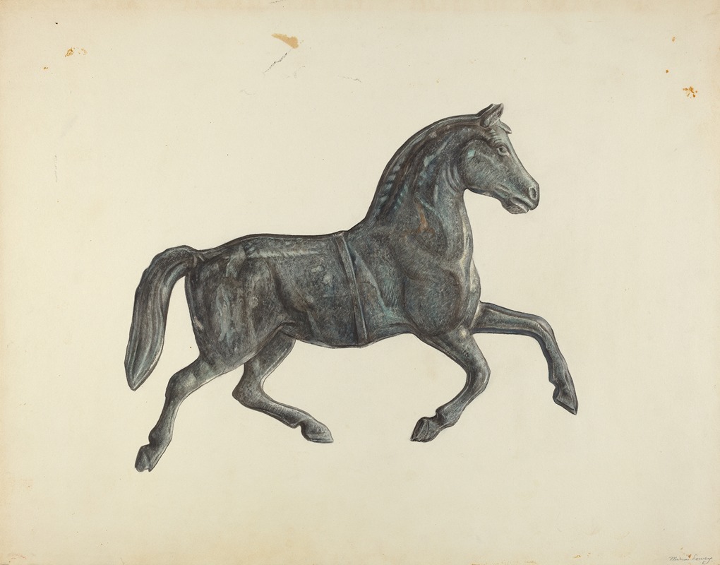 Weather Vane by Mina Lowry Artvee