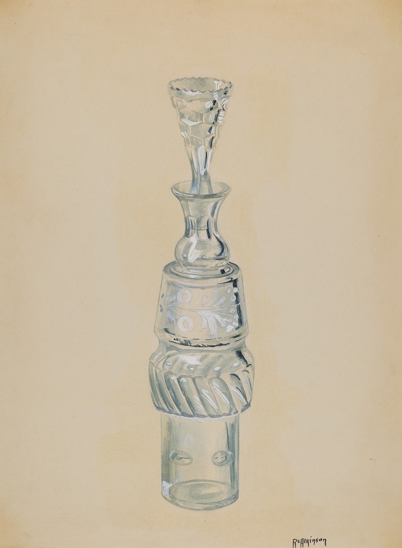 Caster Bottle by Ralph Atkinson Artvee