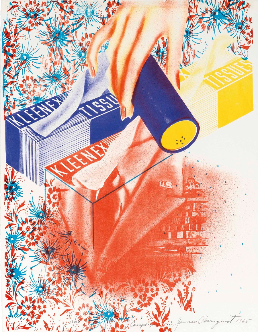 Campaign by James Rosenquist Artvee