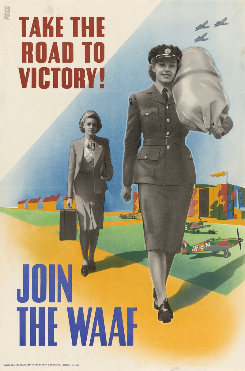 Take the Road to Victory! Join the WAAF by Jonathan Foss Artvee