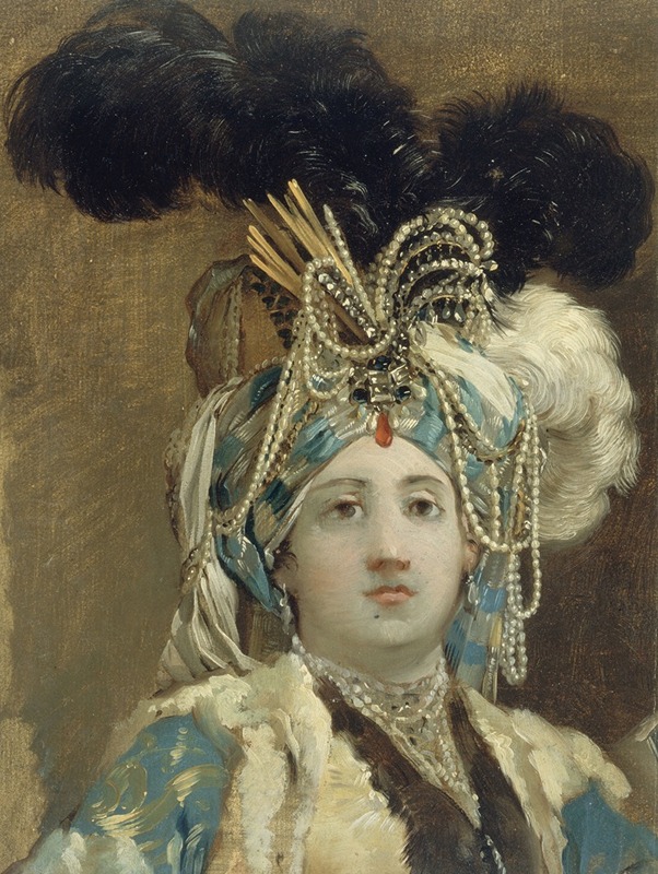 Sultane reine by JosephMarie Vien Artvee