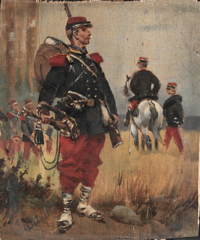 Soldiers by JeanBaptiste Édouard Detaille Artvee