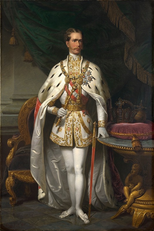 Kaiser Franz Joseph I. by Franz Russ the younger Artvee