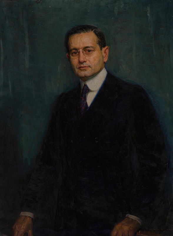 Portrait of Charles F.W. Nichols by Joseph Kleitsch Artvee