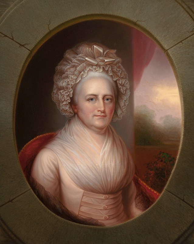 Martha Washington by Rembrandt Peale Artvee