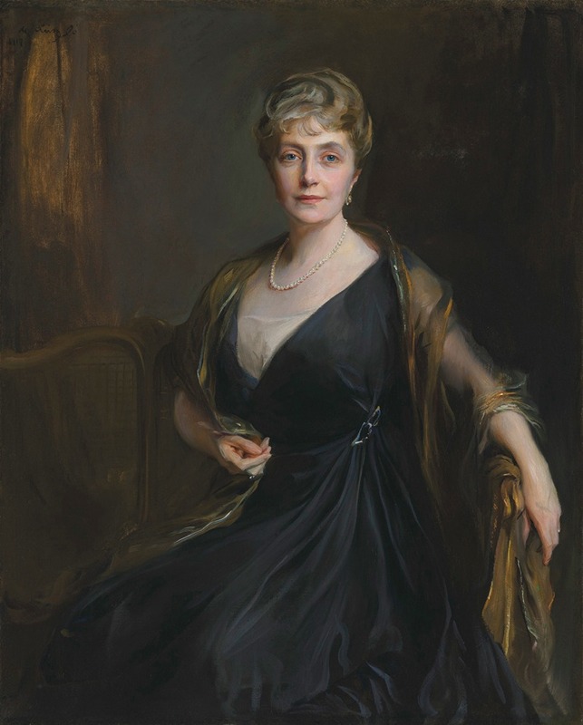 Lady OrrLewis, née Maude Helen Mary Booth by Philip Alexius de László