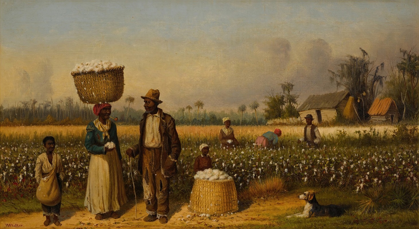 Cotton Pickers by William Aiken Walker Artvee